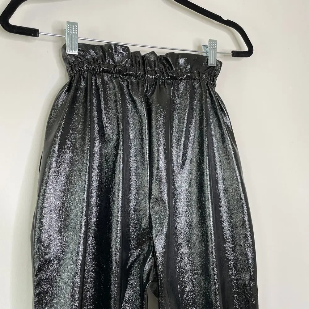 Aritzia Wilfred Jive Black Patent Pants XS - Picture 4 of 7